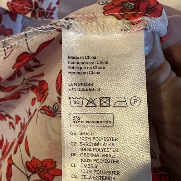 Poppy Pattern Kimono - Picture 3 of 4